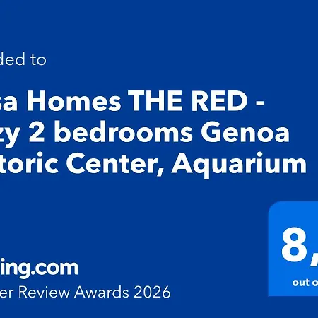 Rosa Homes The Red - Cozy 2 Bedrooms Historic Center, Aquarium شقة جنوة