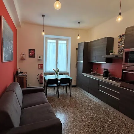 شقة Rosa Homes The Red - Cozy 2 Bedrooms Historic Center, Aquarium جنوة